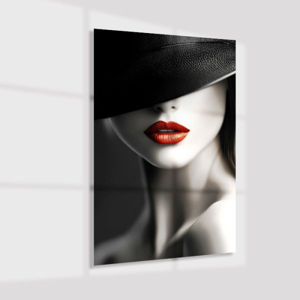 Plexiglas4_25221-BlackHatRedLips 25221-BlackHatRedLips