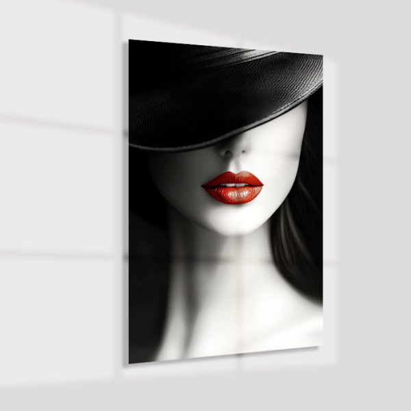 Plexiglas4_25222-BlackHatRedLips 25222-BlackHatRedLips