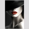 vierkant_25221-BlackHatRedLips 25221-BlackHatRedLips